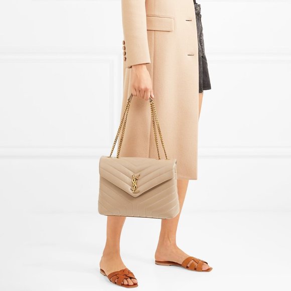 Saint Laurent Medium Monogram Loulou Leather Bag - Picture 11 of 11